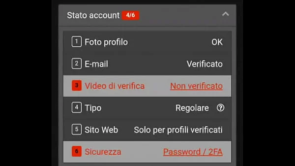Video di verifica